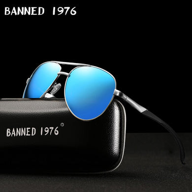 HD Polarized Men Vintage Aluminum Sunglasses Classic Brand Driving Sun glasses Metal Frame Driving Shades For Men/Women Oculos