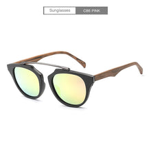 Load image into Gallery viewer, HDCRAFTER 2023 Vintage Wooden Sunglasses Polarized Classic Mens Wood Sun Glasses with Bamboo Box