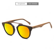 Load image into Gallery viewer, HDCRAFTER 2023 Vintage Wooden Sunglasses Polarized Classic Mens Wood Sun Glasses with Bamboo Box