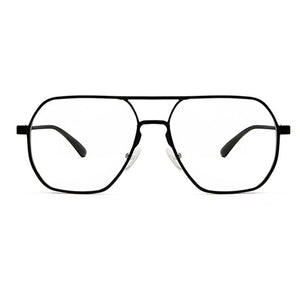 HDCRAFTER Metal Oversized Computer Eye Glasses Anti-Blue Rays Pochromic Lenses Eyeglasses Frame For Women Men Oculos de grau