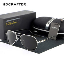 Load image into Gallery viewer, HDCRAFTER Polarized Lens Sunglasses for Men/Women Pilot Driving Sunglasses Alloy Classic Sun Glasses Oculos de sol masculino