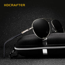 Load image into Gallery viewer, HDCRAFTER Polarized Lens Sunglasses for Men/Women Pilot Driving Sunglasses Alloy Classic Sun Glasses Oculos de sol masculino