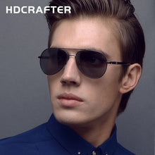 Load image into Gallery viewer, HDCRAFTER Polarized Lens Sunglasses for Men/Women Pilot Driving Sunglasses Alloy Classic Sun Glasses Oculos de sol masculino