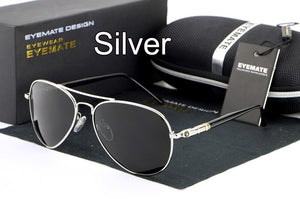 HDCRAFTER Polarized Lens Sunglasses for Men/Women Pilot Driving Sunglasses Alloy Classic Sun Glasses Oculos de sol masculino