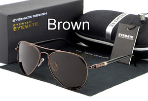 HDCRAFTER Polarized Lens Sunglasses for Men/Women Pilot Driving Sunglasses Alloy Classic Sun Glasses Oculos de sol masculino