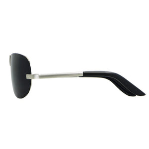 HDCRAFTER Occhiali da sole polarizzati senza montatura da uomo Occhiali da sole da guida neri freddi 100% UV400 Oculos de sol masculino Eyewear 