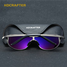 Load image into Gallery viewer, HDCRAFTER Square Brand Designer Sunglasses Men Polarized Man Polaroid Sun Glasses Male Night Vision Driving UV400 2022 Oculos De