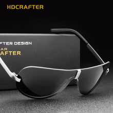 Load image into Gallery viewer, HDCRAFTER Square Brand Designer Sunglasses Men Polarized Man Polaroid Sun Glasses Male Night Vision Driving UV400 2022 Oculos De