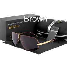 Load image into Gallery viewer, HDCRAFTER Square Brand Designer Sunglasses Men Polarized Man Polaroid Sun Glasses Male Night Vision Driving UV400 2022 Oculos De