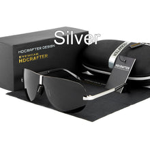 Load image into Gallery viewer, HDCRAFTER Square Brand Designer Sunglasses Men Polarized Man Polaroid Sun Glasses Male Night Vision Driving UV400 2022 Oculos De
