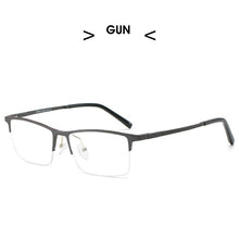 Load image into Gallery viewer, HDCRAFTER TR90 Glasses Frame Men Ultralight Korean Myopia Prescription Eyeglasses 2023 Metal Half Frame Optical Frames Eyewear