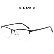 Load image into Gallery viewer, HDCRAFTER TR90 Glasses Frame Men Ultralight Korean Myopia Prescription Eyeglasses 2023 Metal Half Frame Optical Frames Eyewear
