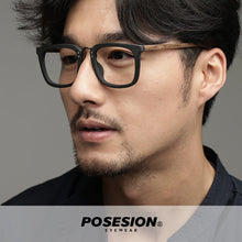 Load image into Gallery viewer, HDCRAFTER Wood Glasses Frames Men Square Myopia Prescription Eyeglasses Frame 2023 Male Wood Full Optical Frame Eyewear