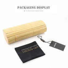 Load image into Gallery viewer, HDCRAFTER Wood Glasses Frames Men Square Myopia Prescription Eyeglasses Frame 2023 Male Wood Full Optical Frame Eyewear