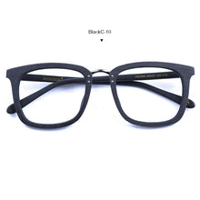 Load image into Gallery viewer, HDCRAFTER Wood Glasses Frames Men Square Myopia Prescription Eyeglasses Frame 2023 Male Wood Full Optical Frame Eyewear