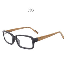 Load image into Gallery viewer, HDCRAFTER Wood Optical Glasses Frames Clear Lens Prescription Reading Eyeglasses Frame Women Men Vintage/Retro Oculos de grau