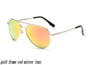 HDSUNFLY Aviation 100% Polarized Sunglasses For Men Women Brand Designer Sun Glasses  Male Female Mirror Eyewear Gafas Oculos De