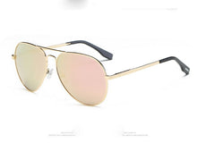 Load image into Gallery viewer, HDSUNFLY Aviation 100% Polarized Sunglasses For Men Women Brand Designer Sun Glasses  Male Female Mirror Eyewear Gafas Oculos De