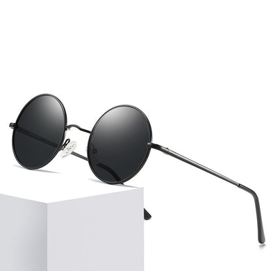 HEISKING 2023 Round Men Women Sunglasses HD Polarized UV400 Lens Eyewear Alloy Vintage Sun Glasses Oculos de sol