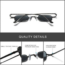 Load image into Gallery viewer, HEISKING Retro Small Square Metal Steampunk Sunglasses Women Men Glasses Vintage Female  Alloy Frame Eyewear