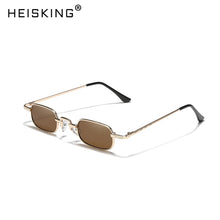 Load image into Gallery viewer, HEISKING Retro Small Square Metal Steampunk Sunglasses Women Men Glasses Vintage Female  Alloy Frame Eyewear