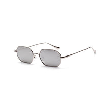 Load image into Gallery viewer, Women Retro Classic Small polygon Sunglasses Men Luxury Vintage Black Mirrors Colour transparent lens Sun Glasses UV400