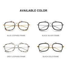 Load image into Gallery viewer, HEPIDEM Acetate Glasses Frame Men Square Prescription Eyeglasses Brown Women Oversized Optical Spectacles Eyewear 50247