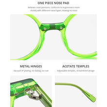 Load image into Gallery viewer, HEPIDEM Acetate Glasses Frame Men Vintage Retro Round Transparent Eyeglasses Women Optical Prescription Spectacles  Eyewear 9173