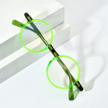 Load image into Gallery viewer, HEPIDEM Acetate Glasses Frame Men Vintage Retro Round Transparent Eyeglasses Women Optical Prescription Spectacles  Eyewear 9173