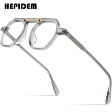 Load image into Gallery viewer, HEPIDEM Acetate Glasses Frame Men Vintage Retro Square Eyeglasses Women 2023 Optical Prescription Spectacles Myopia Eyewear 9174