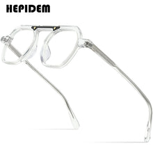 Load image into Gallery viewer, HEPIDEM Acetate Glasses Frame Men Vintage Retro Square Eyeglasses Women 2023 Optical Prescription Spectacles Myopia Eyewear 9174