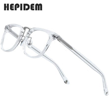 Carica l'immagine nel visualizzatore di Gallery, HEPIDEM Acetate Optical Eye Glasses Frames for Men Retro Vintage Square Eyeglass Nerd Women Prescription Spectacle Eyewear 9126