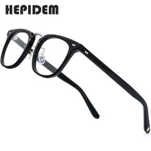 Carica l'immagine nel visualizzatore di Gallery, HEPIDEM Acetate Optical Eye Glasses Frames for Men Retro Vintage Square Eyeglass Nerd Women Prescription Spectacle Eyewear 9126