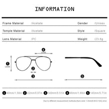 Carica l'immagine nel visualizzatore di Gallery, HEPIDEM Acetate Optical Eye Glasses Frames for Men Retro Vintage Square Eyeglass Nerd Women Prescription Spectacle Eyewear 9126