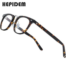 Carica l'immagine nel visualizzatore di Gallery, HEPIDEM Acetate Optical Eye Glasses Frames for Men Retro Vintage Square Eyeglass Nerd Women Prescription Spectacle Eyewear 9126