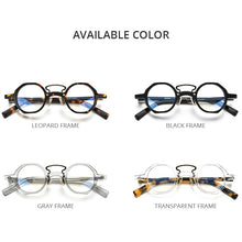 Load image into Gallery viewer, HEPIDEM Acetate Optical Glasses Frame Men 2023 Retro Vintage Round Eyeglasses Myopia Prescription Spectacles Eyewear 9153