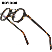 Load image into Gallery viewer, HEPIDEM Acetate Optical Glasses Frame Men 2023 Retro Vintage Round Eyeglasses Myopia Prescription Spectacles Eyewear 9153