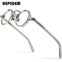Load image into Gallery viewer, HEPIDEM Acetate Optical Glasses Frame Men 2023 Retro Vintage Round Eyeglasses Myopia Prescription Spectacles Eyewear 9153