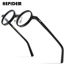 Load image into Gallery viewer, HEPIDEM Acetate Optical Glasses Frame Men 2023 Retro Vintage Small Round Eyeglasses Myopia Prescription Spectacles Eyewear 9157