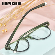 Load image into Gallery viewer, HEPIDEM Acetate Optical Glasses Frame Men Retro Vintage Pilot Eyeglasses Nerd Women Prescription Spectacles Myopia Eyewear 9129
