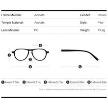 Load image into Gallery viewer, HEPIDEM Acetate Optical Glasses Frame Men Retro Vintage Pilot Eyeglasses Nerd Women Prescription Spectacles Myopia Eyewear 9129