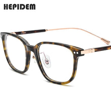 Load image into Gallery viewer, HEPIDEM Acetate Optical Glasses Frame Men Retro Vintage Round Eyeglasses Nerd Women Prescription Spectacles Myopia Eyewear 9132