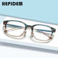 Load image into Gallery viewer, HEPIDEM Acetate Optical Glasses Frame Men Retro Vintage Round Eyeglasses Nerd Women Prescription Spectacles Myopia Eyewear 9132