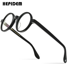 Load image into Gallery viewer, HEPIDEM Acetate Optical Glasses Frame Men Retro Vintage Round Prescription Eyeglasses Nerd Women Spectacle Myopia Eyewear ZOLMAN