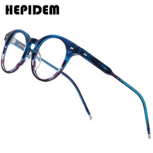 Load image into Gallery viewer, HEPIDEM Acetate Optical Glasses Frame Women 2023 Vintage Round Eyeglasses Men Myopia Prescription Spectacles Eyewear 9127