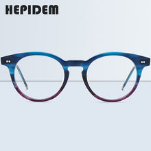 Load image into Gallery viewer, HEPIDEM Acetate Optical Glasses Frame Women 2023 Vintage Round Eyeglasses Men Myopia Prescription Spectacles Eyewear 9127
