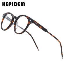 Load image into Gallery viewer, HEPIDEM Acetate Optical Glasses Frame Women 2023 Vintage Round Eyeglasses Men Myopia Prescription Spectacles Eyewear 9127