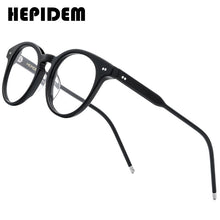 Load image into Gallery viewer, HEPIDEM Acetate Optical Glasses Frame Women 2023 Vintage Round Eyeglasses Men Myopia Prescription Spectacles Eyewear 9127