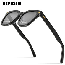 Load image into Gallery viewer, HEPIDEM Acetate Sunglasses Women 2023 Oversize Korea Brand Deisgn Square Sun Glasses for Men Mirrored Nylon Lens GM 9166