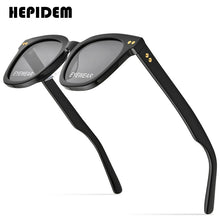 Load image into Gallery viewer, HEPIDEM Acetate Sunglasses Women 2023 Oversize Korea Brand Deisgn Square Sun Glasses for Men Mirrored Nylon Lens GM 9166